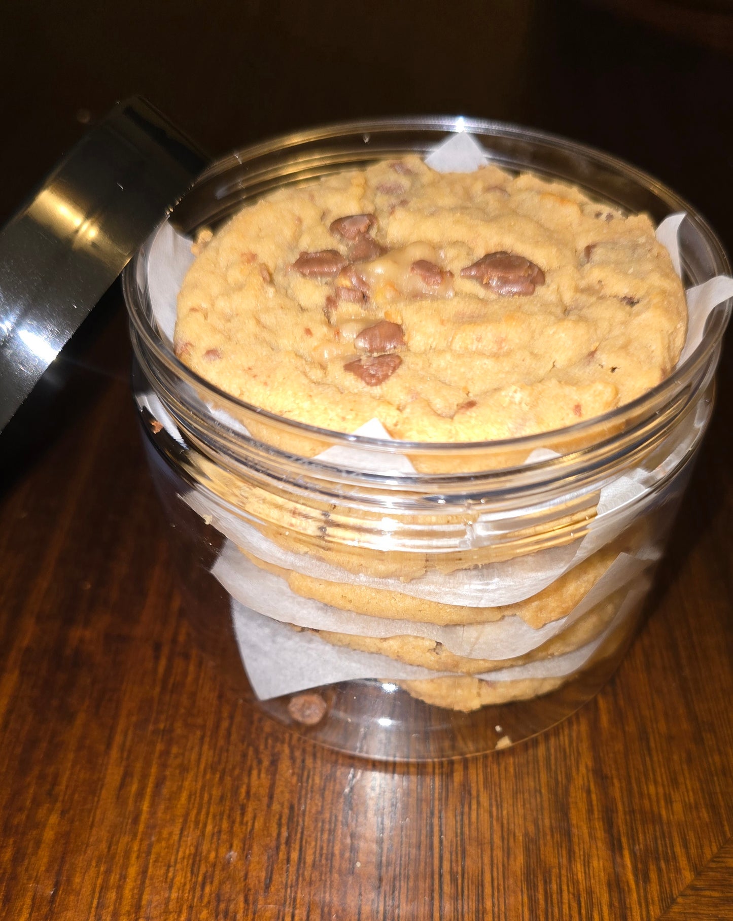 Peanut Butter Heath Cookies