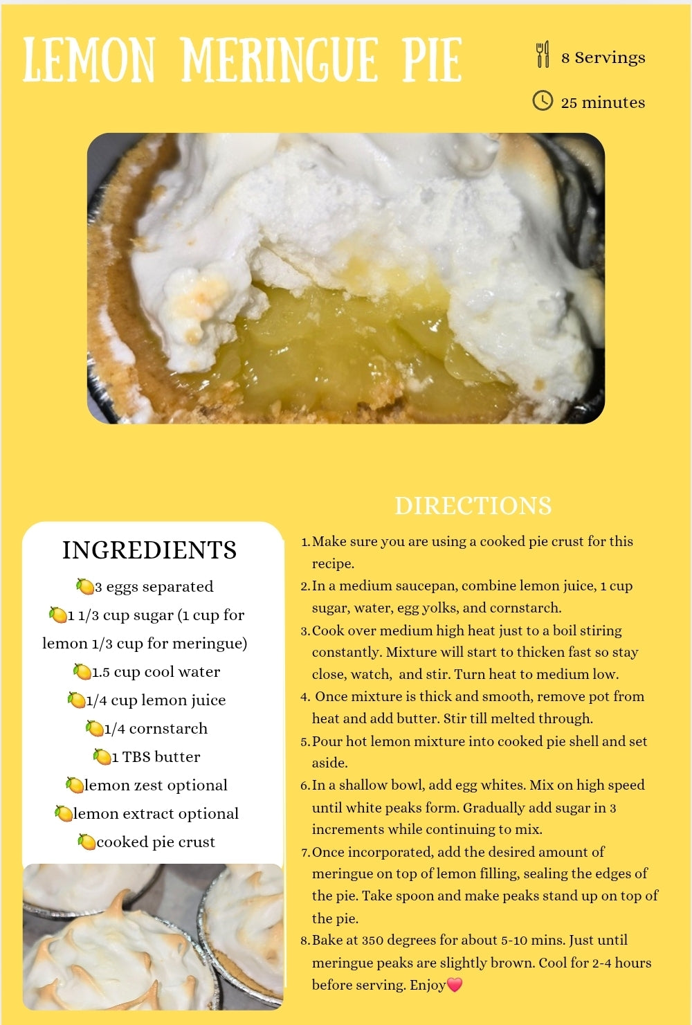 Lemon Meringue Pie