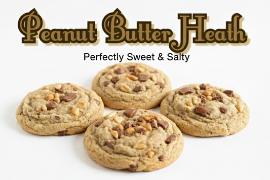 Peanut Butter Heath Cookies